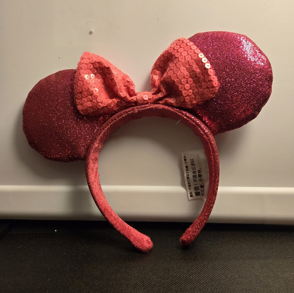 Hot pink ears
